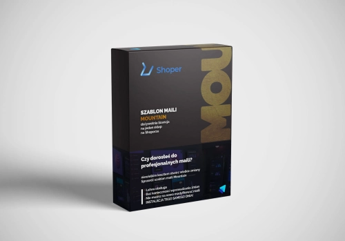 Szablon wiadomości e-mail dla Shopera -  Mountain