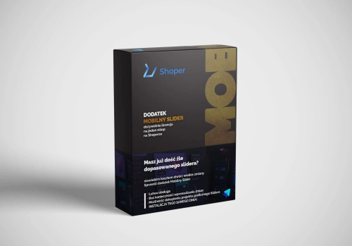 Slider Mobilny na Sklep Shoper | Osobny pionowy slider wyświetlany mobilnie