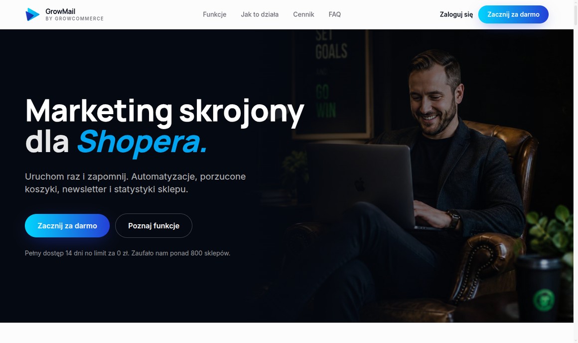 GrowMail — marketing e-mail dla sklepów Shoper