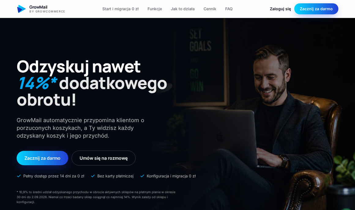 GrowMail: e-mail marketing i automatyzacje dla sklepu Shoper