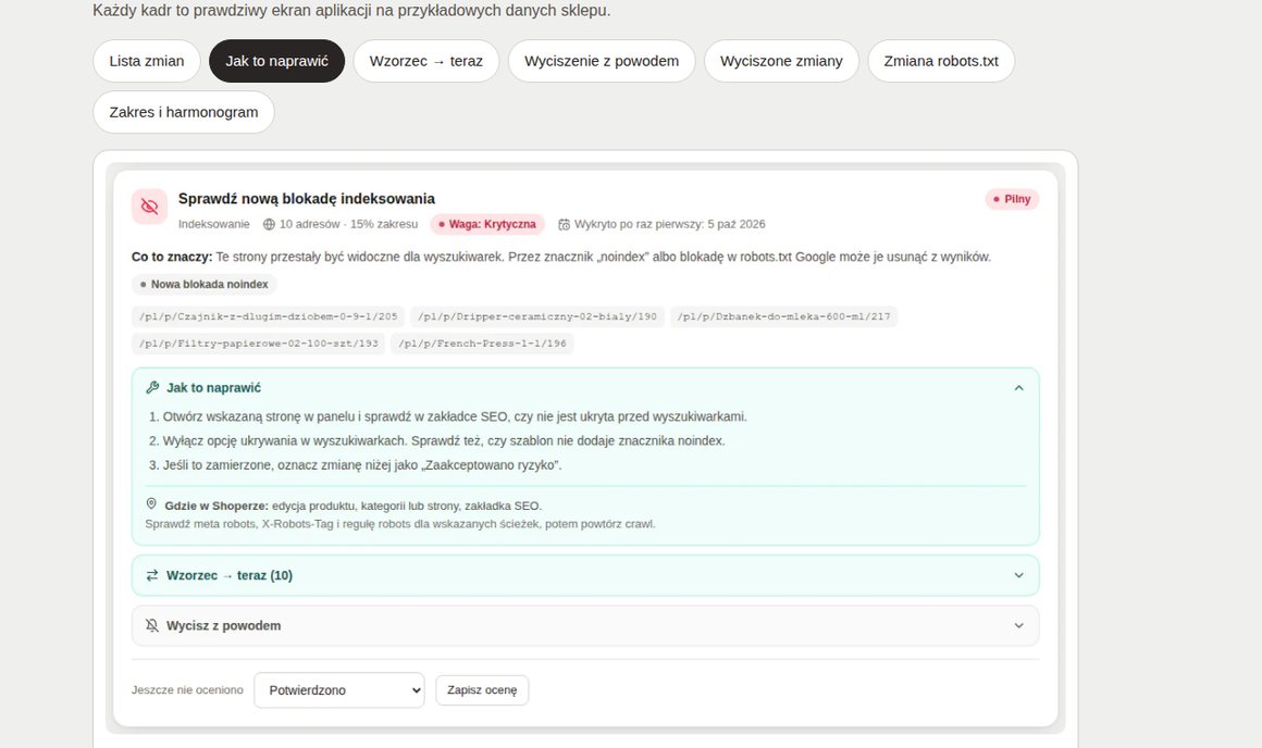 GrowSEO Guard — wykryta nowa blokada indeksowania z instrukcją naprawy