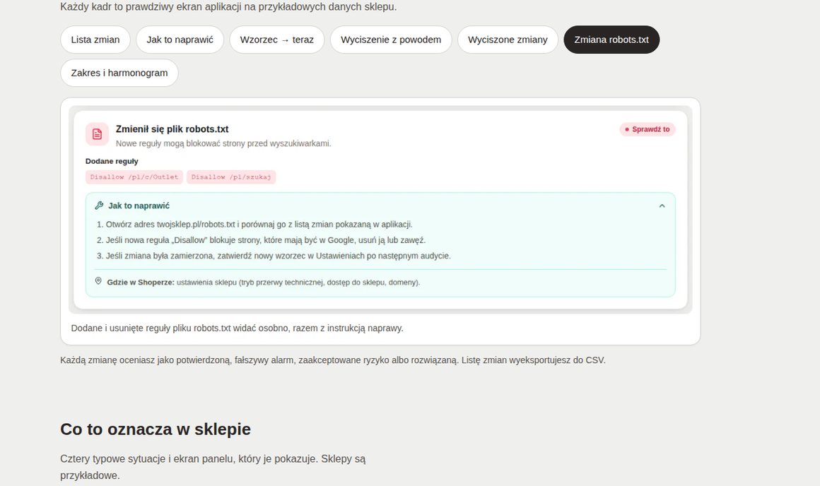 GrowSEO Guard — zmiana pliku robots.txt wykryta po audycie