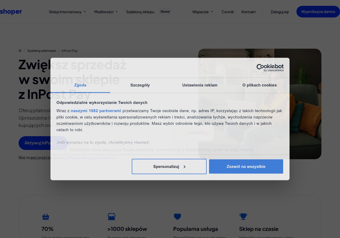 InPost Pay w Shoper — płatność i dostawa w jednym przycisku
