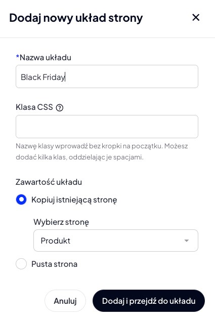 Shoper SVE: formularz nowego układu