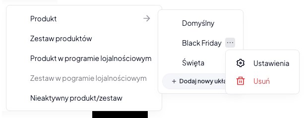 Shoper SVE: lista dodatkowych układów