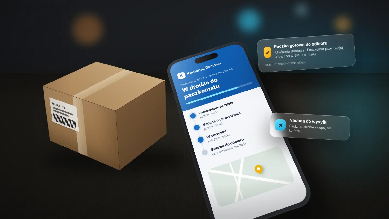 GrowTrack — strona śledzenia paczki pod marką sklepu